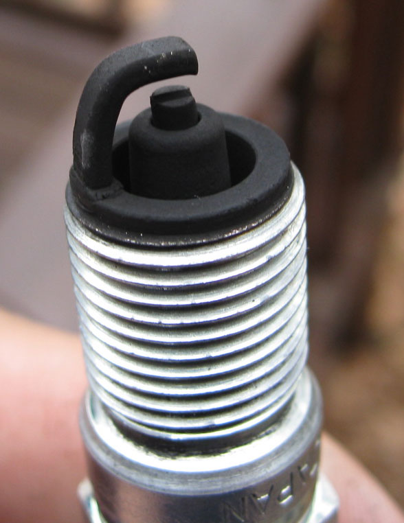 Fouled spark plug